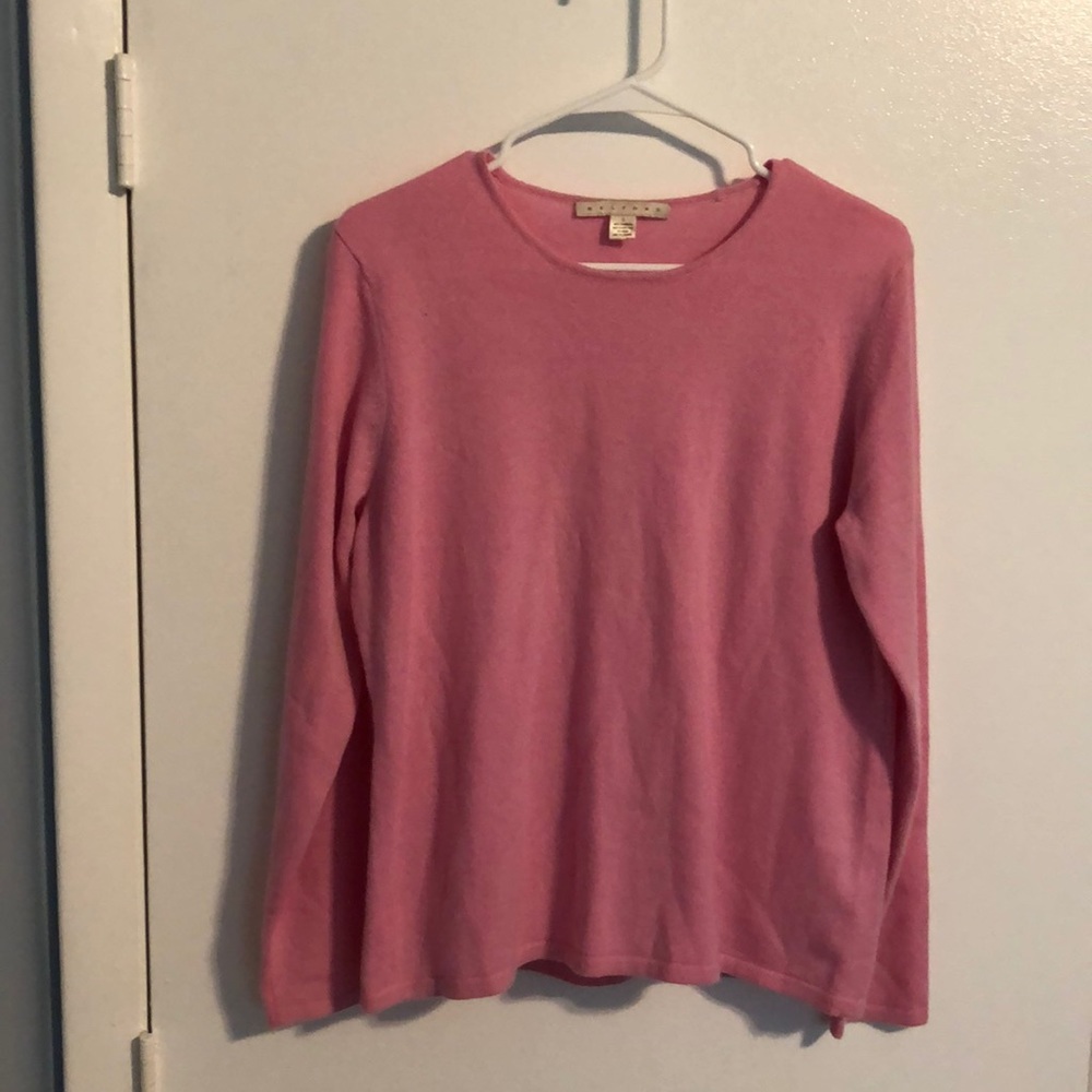 Belford Pink Cashmere Sweater - L